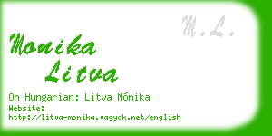 monika litva business card